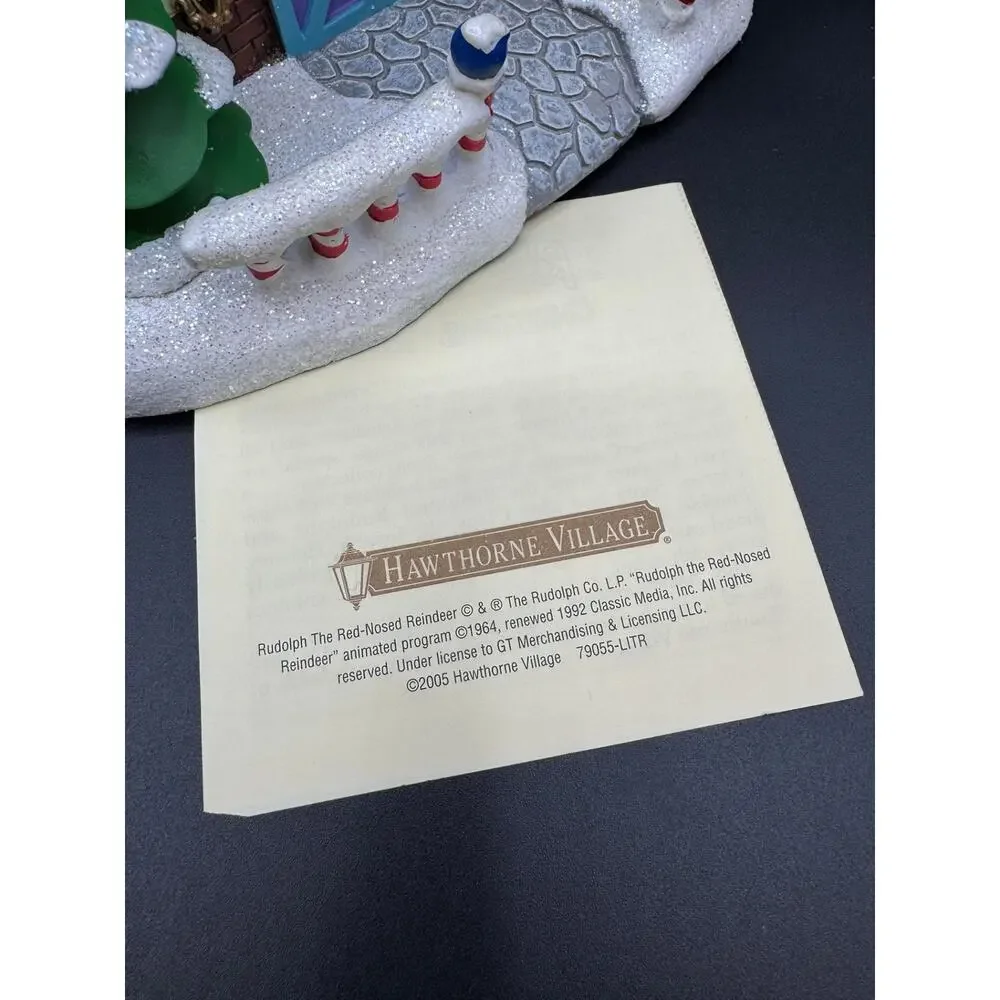 Hawthorne Village, Rudolph's Christmas Town Village, Watch Tower & Reindeer Barn